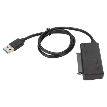 Кабель-адаптер USB 3.0 на SATA 12 В 2A Подключи и играй Кабель-конвертер для быстрой передачи данных на жесткий диск SATA для жесткого диска SSD 2,5 3,5 дюйма