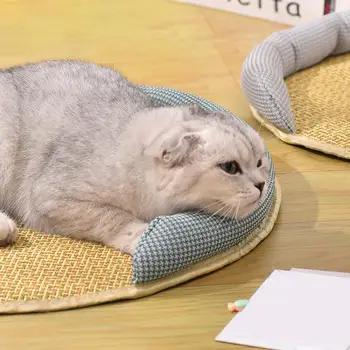 Коврик для сна кошки Практичный Мягкий Просторное Летнее Одеяло для сна кошки Товары для домашних животных