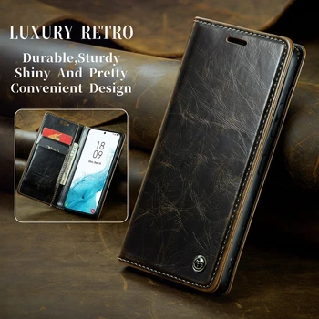 Роскошный Кожаный Чехол-бумажник с откидной крышкой Для Samsung Galaxy A54 A14 A34 A50 A12 A33 A53 A51 4G A52 A22 A32 S22 S23 Plus Ultra Cover Coque