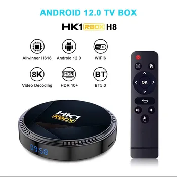 IGRARK HK1 Smart Tv Box Android 12 4G B 32Gb 64Gb Wifi 2,4 G и 5,8G 4K Hd Youtube Usb 3,0 Google Play Bluetooth-приемник Медиаплеер