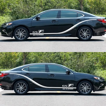 Наклейки на бок кузова автомобиля для Lexus GS F для хэтчбека, седана, наклейки для украшения автомобиля своими руками, Автоаксессуары 230 см