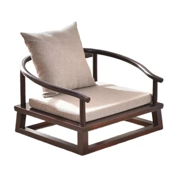 Современное кресло-татами с низким креслом в азиатском китайском/японском стиле из массива дерева для отдыха, игр, чтения, просмотра телевизора