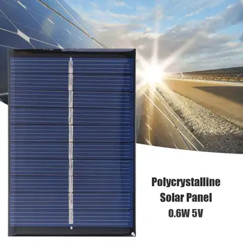 Сделай САМ Солнечные панели мощностью 0,6 Вт 5 В 120 мА, модуль солнечных батарей, зарядное устройство, Эпоксидная пластина для уличной рекламы, Освещение двора лампами.