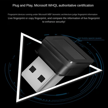 Модуль считывания отпечатков пальцев 2X Mini USB для Windows 10 Hello Biometrics Security Key