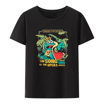 КОРОЛЬ ОПЕРЫ Интересный дизайн Топы Y2k, женские футболки, женская летняя футболка, одежда из аниме, юмор