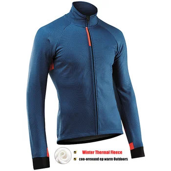2020 Зимняя куртка из теплого флиса, мужская трикотажная одежда для велоспорта, Одежда для горного триатлона на открытом воздухе, Велосипедная одежда N2023