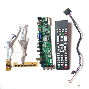Для B156XTN02.2 B156XTN02.3 B156XTN02.4 40PIN 1366*768 DVB LVDS HDMI-Совместимый VGA USB AV TV 3663 ЖК-плата контроллера 