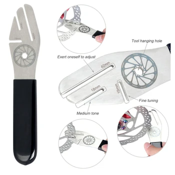 Инструменты для выравнивания ротора дискового тормоза MTB для велоспорта, Дорожный Велосипед, Ремонт зазоров, Коррекция, Регулировка, Велосипедный ключ из нержавеющей Стали