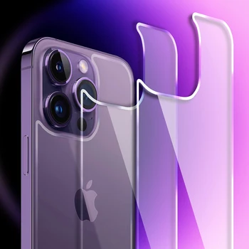1 / 2шт Задняя Пленка из Закаленного Стекла Для iPhone 14 Pro Max 9H Прозрачная Защита Задней панели телефона От царапин Для Apple iPhone14 Plus