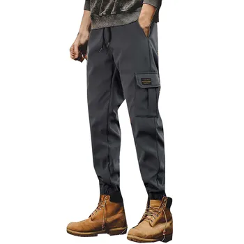 Спортивные брюки в стиле G, трансформируемые брюки-карго, мужские брюки для спецодежды, весенне-осенние Модные брюки с манжетами, повседневные и свободные