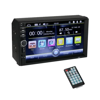Универсальный мультимедийный музыкальный плеер GPS Автомагнитола 2din с 7 дюймовым сенсорным экраном Автомобильный MP5 Плеер