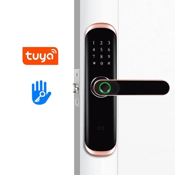 умный замок Tuya password умный дверной замок спальня квартира TTLOCK блокировка паролем по отпечатку пальца приложение IC-карты smartlock NFC